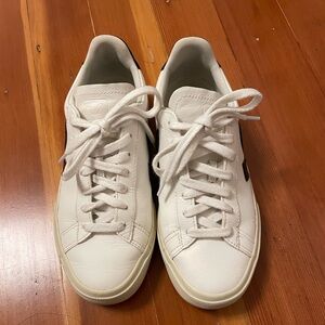 Veja women's black and white sneakers size 7